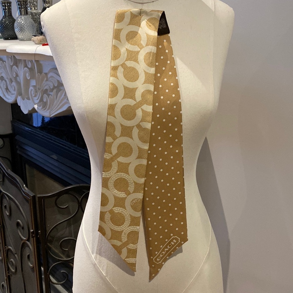 Coach scarf for purse or neck